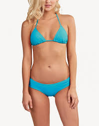 Quintsoul Triangle Bikini Top (Aqua)